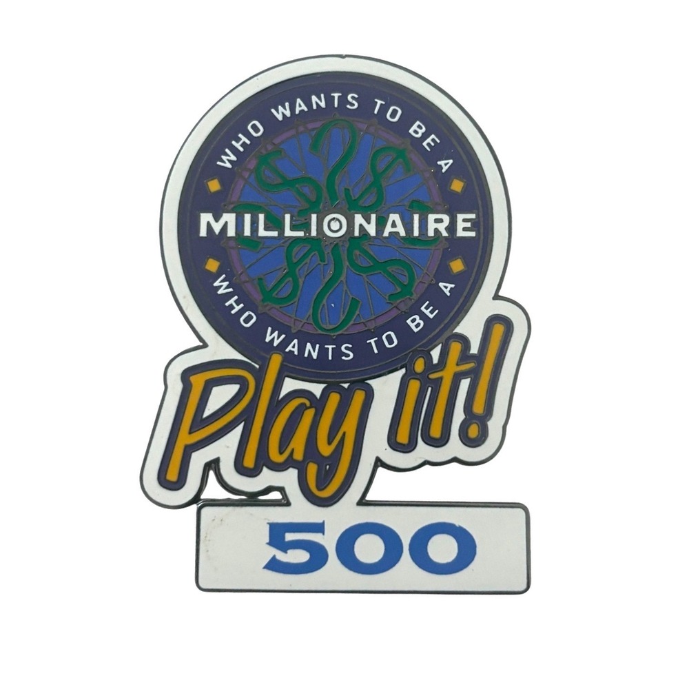 Disney Authentic "Who Wants to Be a Millionaire — Play It!" 500-Point Pin